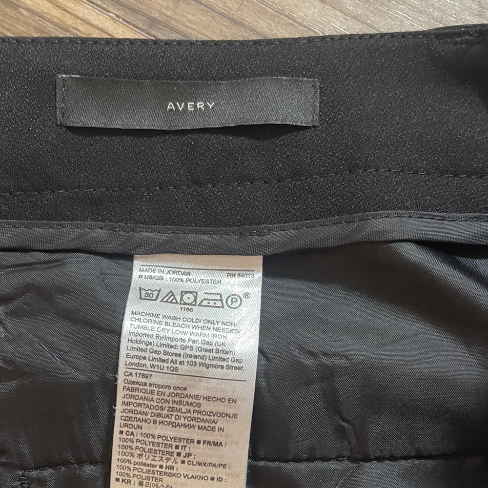 Banana Republic Classic Black Trousers size 12 - Picture 3 of 6